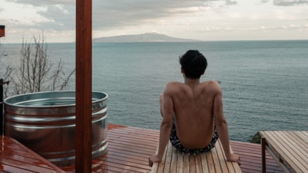 海を見ながらととのう