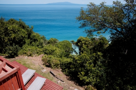 正面は大島の眺望