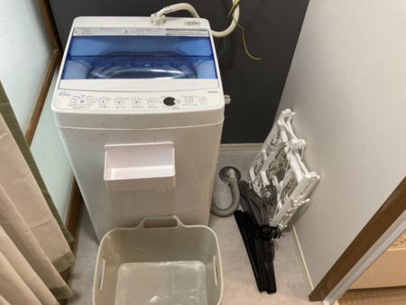 洗濯機があります。